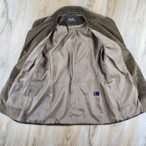🩵Brooks Brothers Brown Corduroy Jacket Size 8 - Picture 3 of 10
